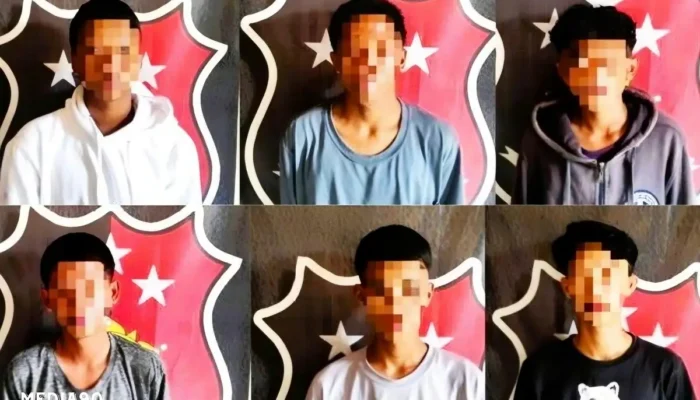 Tengah Malam: Enam Pelajar Bukit Kemuning Lampung Utara Ditangkap Usai Lempari Truk di Jalinsum