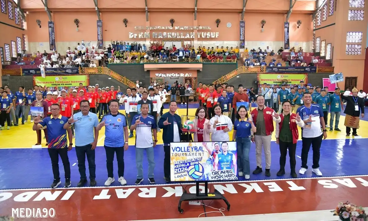 Turnamen Bola Voli Piala Menteri ATRBPN Digelar di Universitas Teknokrat Indonesia