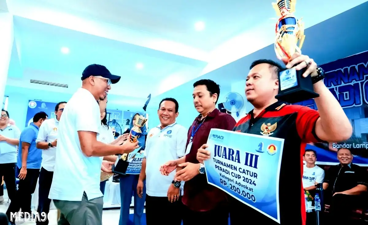 Tutup Turnamen Catur Peradi Cup 2024, Rahmat Mirzani Djausal Dorong Komunitas Bentuk Ekosistem Olahraga