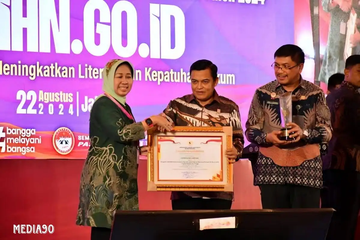 Unila Raih Penghargaan Terbaik Ketiga JDIHN Award 2024