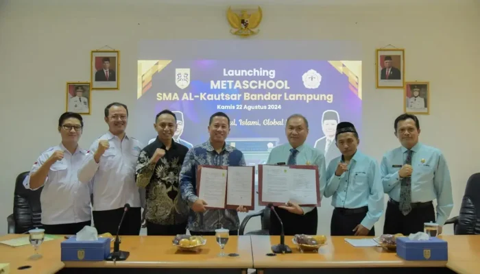 Metaschool Pertama di SMA Al Kautsar Diluncurkan oleh Universitas Teknokrat Indonesia