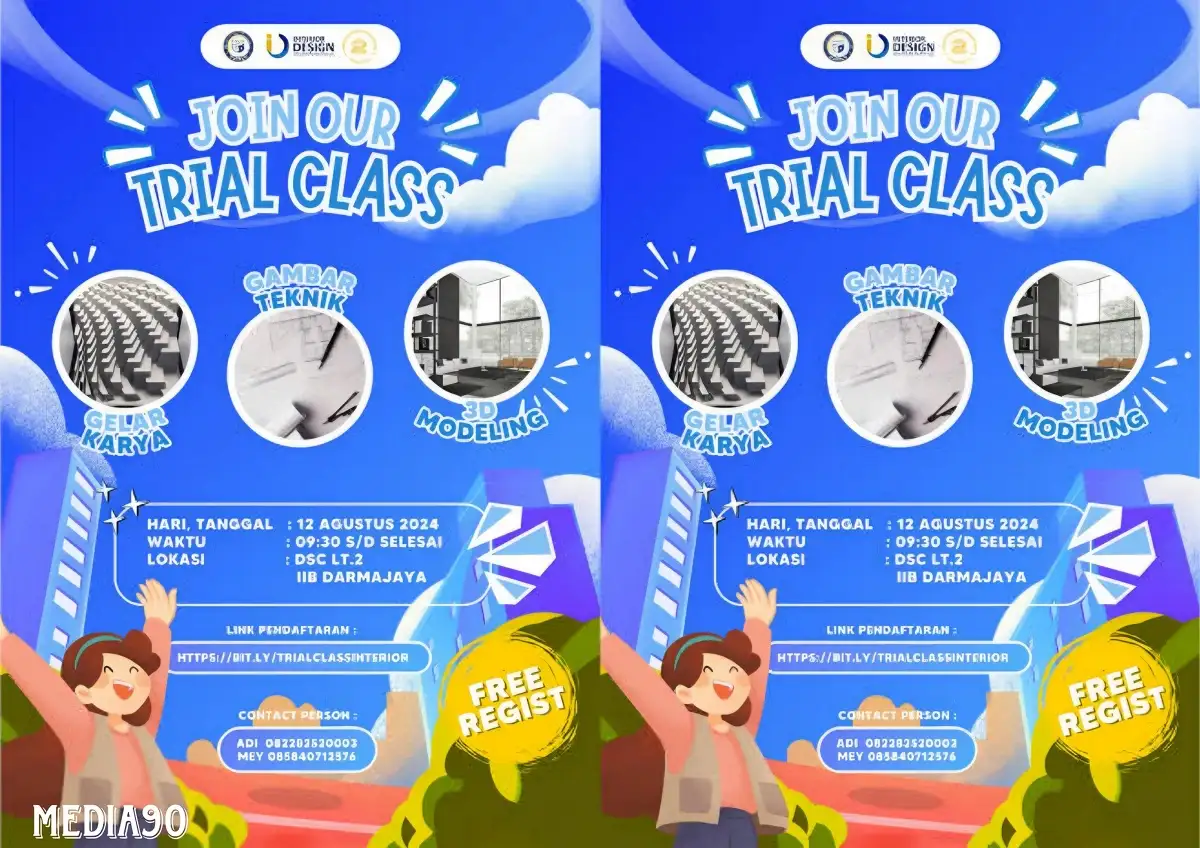 Yuk Gabung Trial Class Desain Interior di IIB Darmajaya