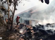 Gedung SMPN 6 Pesawaran di Tegineneng Hangus Terbakar Akibat Kebakaran Sampah, Uang Rp15 Juta Terbakar Bersama