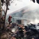 Akibat Kebakaran Sampah, Gedung SMPN 6 Pesawaran di Tegineneng Ludes Terbakar, Uang Rp15 Juta Ikut Ludes