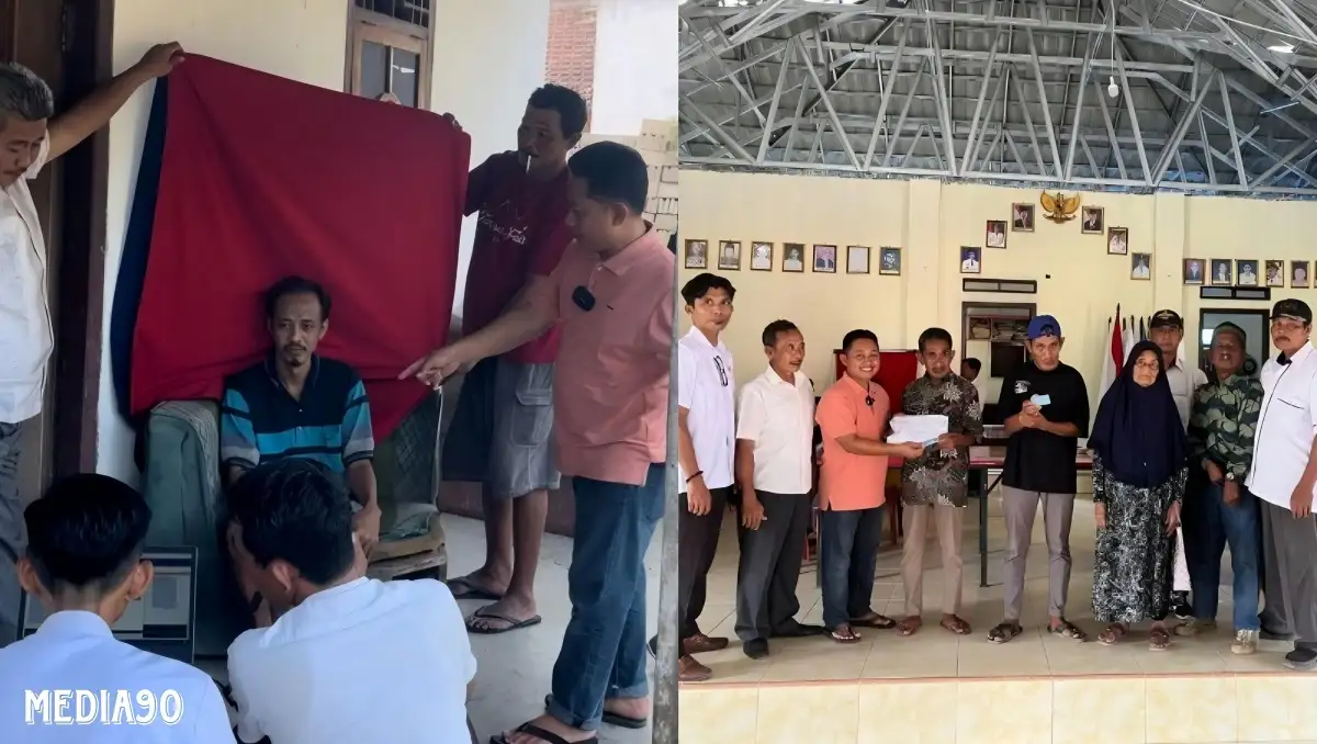 Anggota DPRD Lampung Selatan Hamdani Gandeng Disdukcapil Jemput Bola Rekam KTP ke Rumah Warga Keterbelakangan Mental di Tanjung Sari