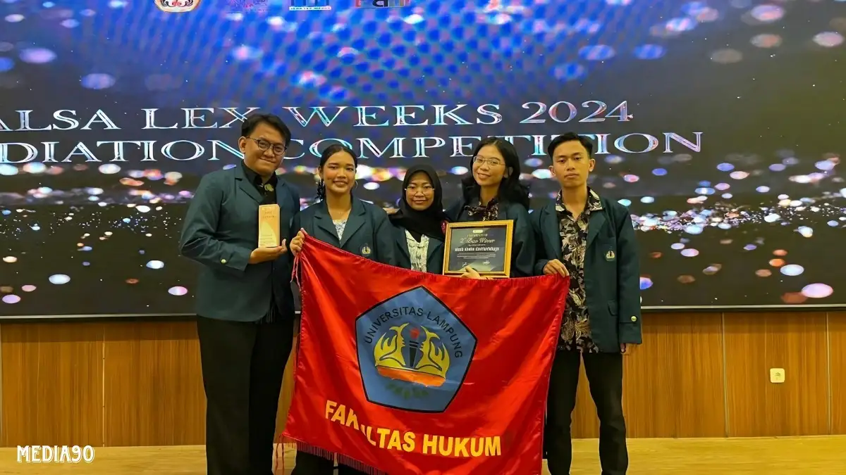 Angkat Topik Tanah Ulayat Pasaman Barat, Lima Mahasiswa Unila ini Juarai Kompetisi Mediasi Alsa Lex Weeks di Unpad
