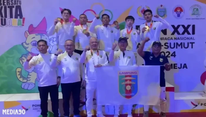 Atlet Judo, Kurash, dan Tenis Meja Regu Raih Emas, Lampung Melorot ke Posisi 9 Klasemen PON Aceh-Sumut