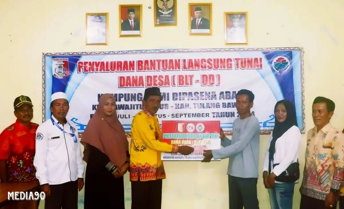 Bantu Kebutuhan Petambak, Pemerintah Bumi Dipasena Abadi Salurkan Dana BLT DD untuk 13 Keluarga Tanpa Potongan