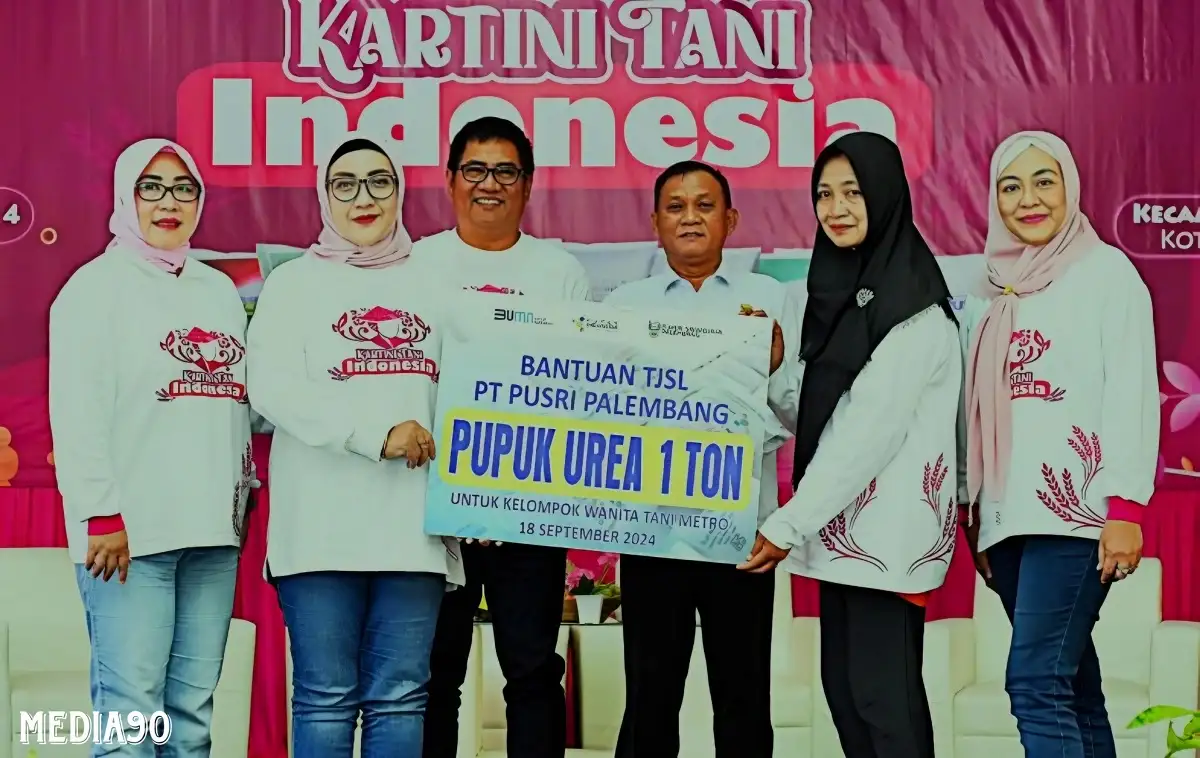 Bantu Perekonomian Keluarga, Pusri Luncurkan Kartini Tani Indonesia di Mulyojati Metro