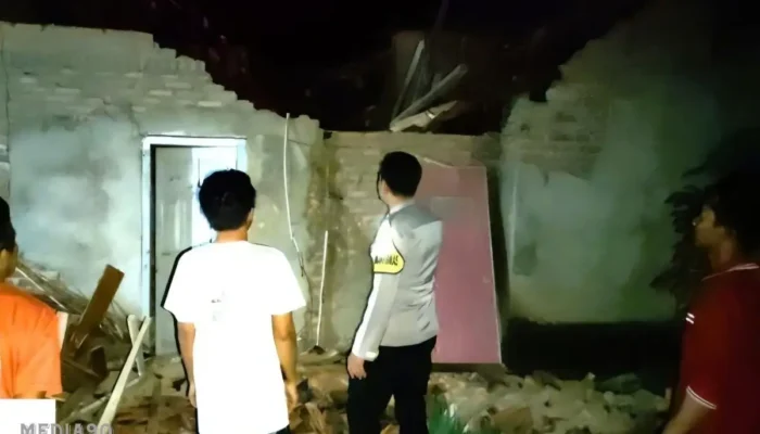 Rumah Petani di Waysulan Lampung Selatan Rata dengan Tanah, Kejadian Mendadak!