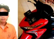 Hanya Beberapa Jam Setelah Motor Dicuri di Parkiran Mushala Kedondong Pesawaran, Pria Ini Langsung Digarap Sel Polisi