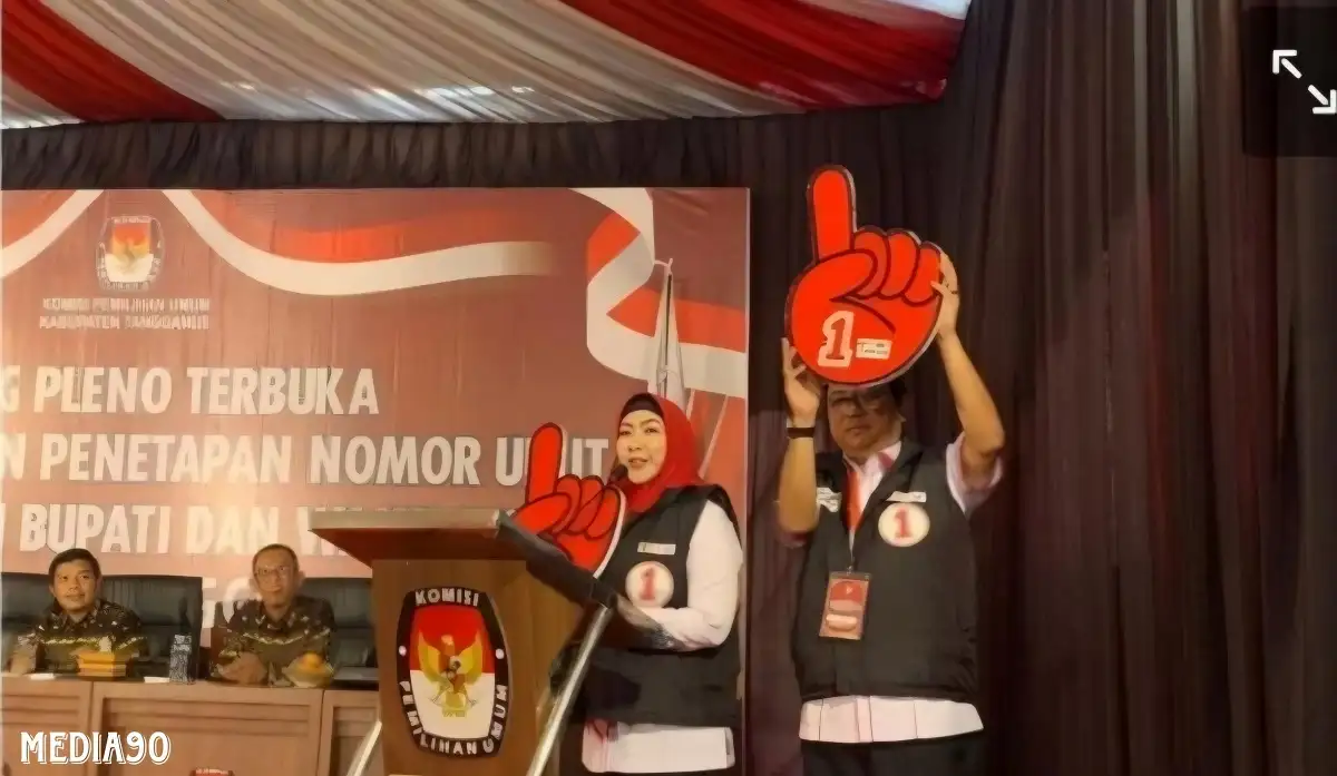 Dapat Nomor Urut 1 di Pilkada Tanggamus 2024, Calon Bupati Dewi Handajani: Awal Baik Untuk Menang