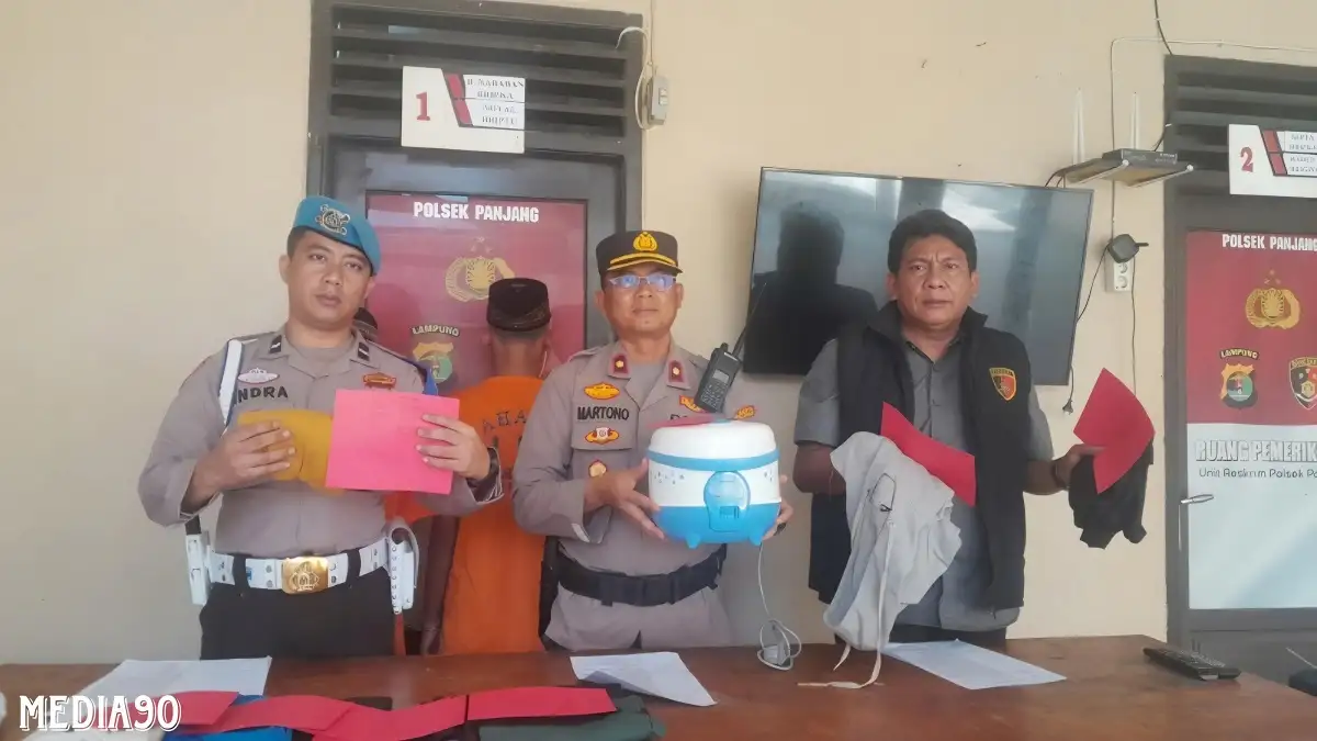 Demi Beli Baju dan Kebutuhan, Dua Tukang Sayur di Pasar Panjang Bandar Lampung ini Gasak Uang Rp20 Juta