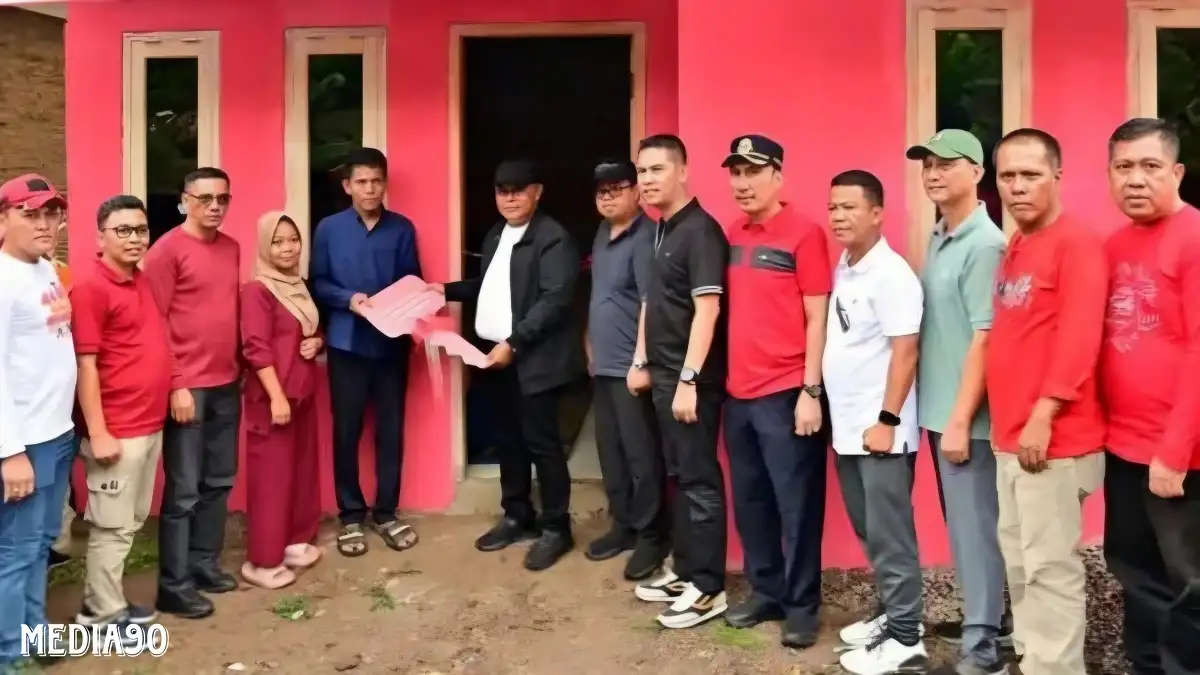 Dibangun Pakai APBD, Bupati Lampung Selatan Resmikan Rumah Warga Bakauheni Hasil Bantuan Bedah Rumah