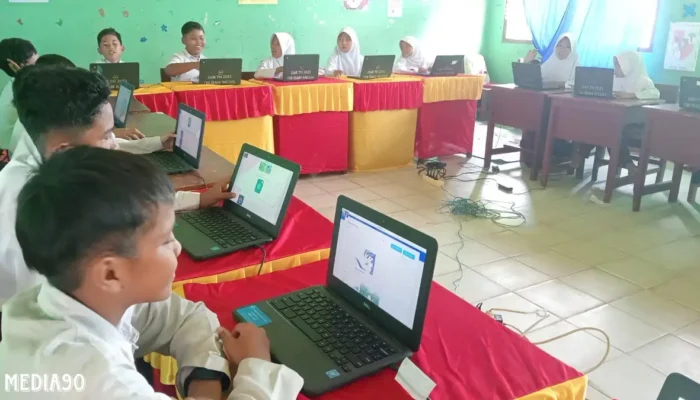 SDN 2 Bumi Dipasena Makmur Tulang Bawang Laksanakan Simulasi ANBK Selama Dua Hari untuk Siswa