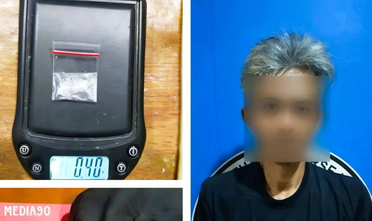 Digerebek Polisi, Pria Asal Trimurjo Lampung Tengah ini Simpan Sabu dan Ekstasi