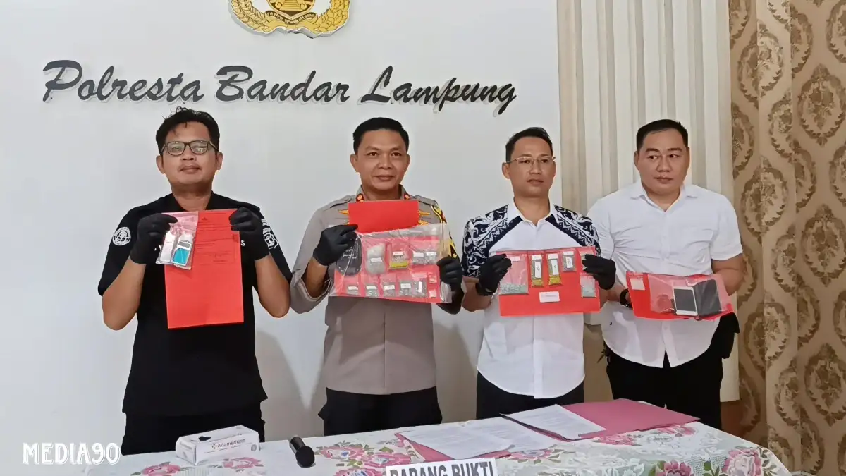 Dua Pekan, Polisi Tangkap Lima Bandar dan Pengedar Pil Terlarang di Bandar Lampung
