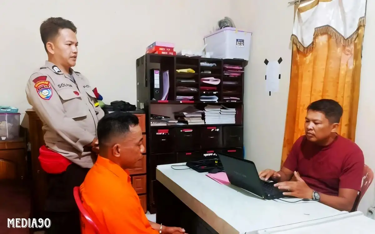 Dua Rekannya Ditangkap Usai Curi Motor, Pria Asal Tanggamus ini Serahkan Diri ke Polsek Pagelaran Pringsewu