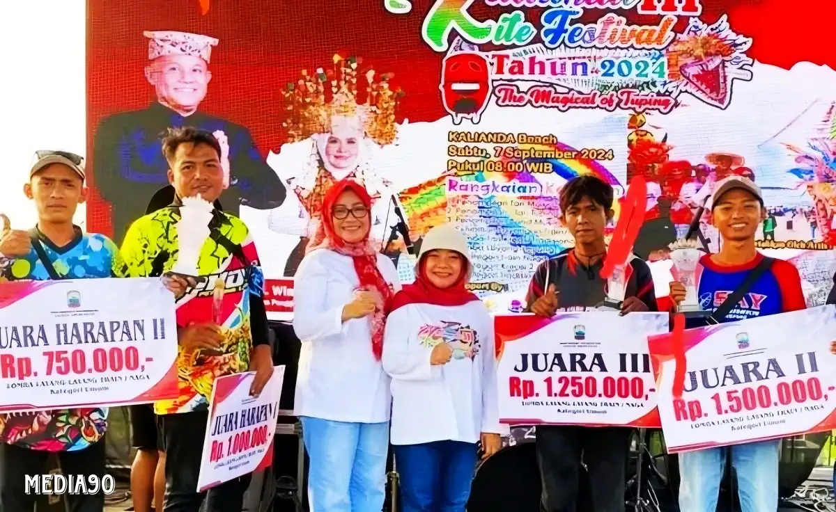 Festival Layang-Layang Kalianda Lampung Selatan Berakhir, ini Nama Para Pemenangnya