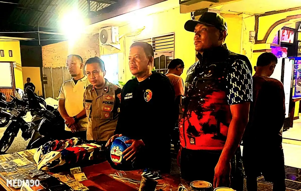 Gara-Gara Helm Doraemon, Polsek Sukarame Tangkap Sindikat Pemalsu Nomor Mesin Motor Curian di Sukoharjo Pringsewu