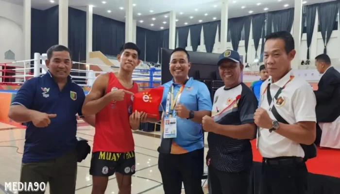 Abdul Muis Peroleh Medali Emas ke-9 untuk Lampung di PON Aceh Sumut 2024 setelah Kalahkan Atlet Jawa Timur