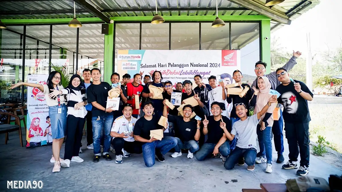 Hari Pelanggan Nasional, TDM Ajak Komunitas Motor Honda dan Vlogger City Rolling Bandar Lampung