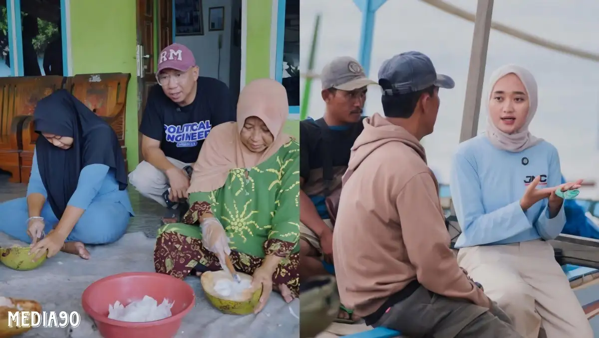 Hari Pertama Kampanye Pilgub Lampung, Mirza Turun ke Pulau Sebesi, Jihan Sapa Warga Way Haru Pesisir Barat