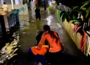 Banjir Melanda Kembali: Hujan Deras Menghantam Rajabasa, Sukarame, Panjang, dan Sukabumi di Bandar Lampung