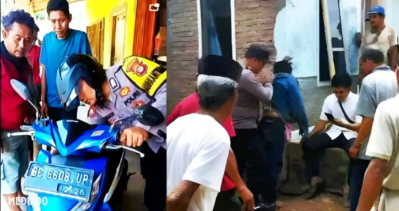 Kabur Usai Tepergok Curi Motor Guru SDN 2 Banjarejo Banyumas, Pelaku Ditangkap Warga di Pagelaran Utara Pringsewu