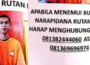 Melarikan Diri dari Penjara, Rutan Krui Pesisir Barat Gandeng Polisi untuk Buru Narapidana