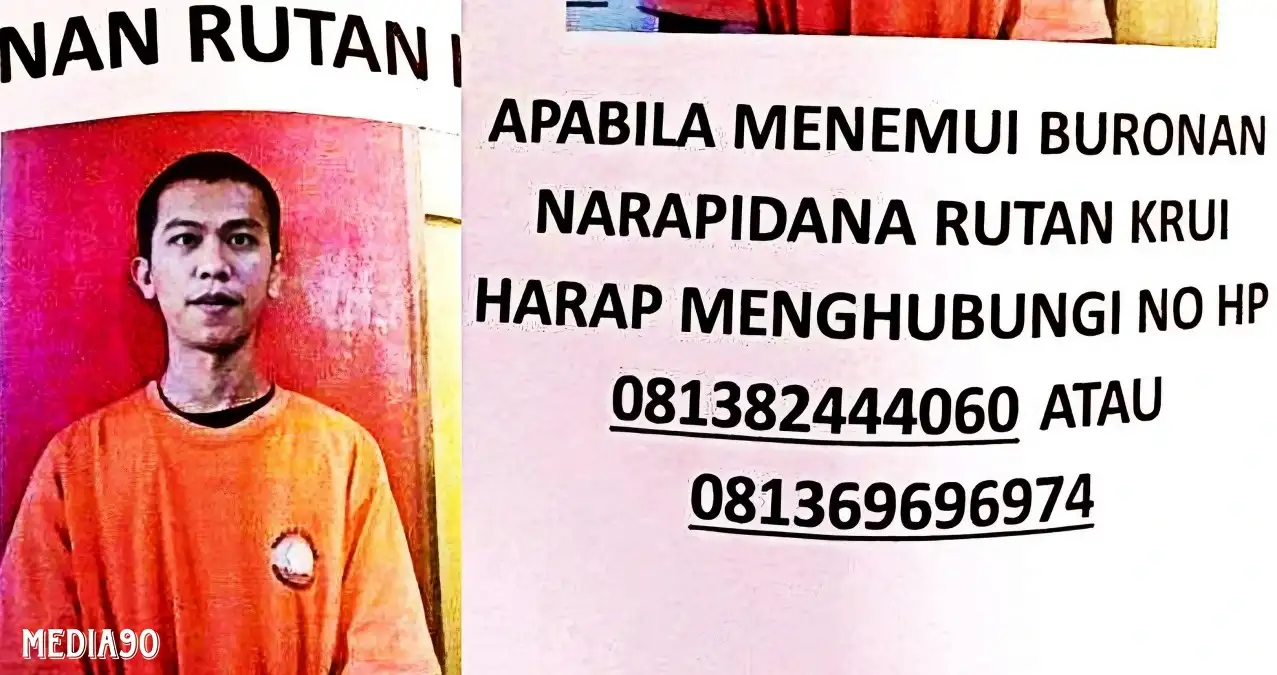 Kabur dari Penjara, Rutan Krui Pesisir Barat Minta Bantuan Polisi Buru Narapidana ini