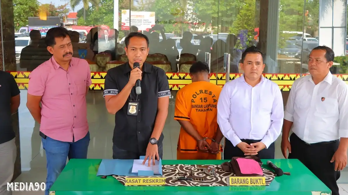 Kepergok Curi Motor di Kemiling, Pria Asal Natar ini Ditangkap Warga dan Polantas Bandar Lampung