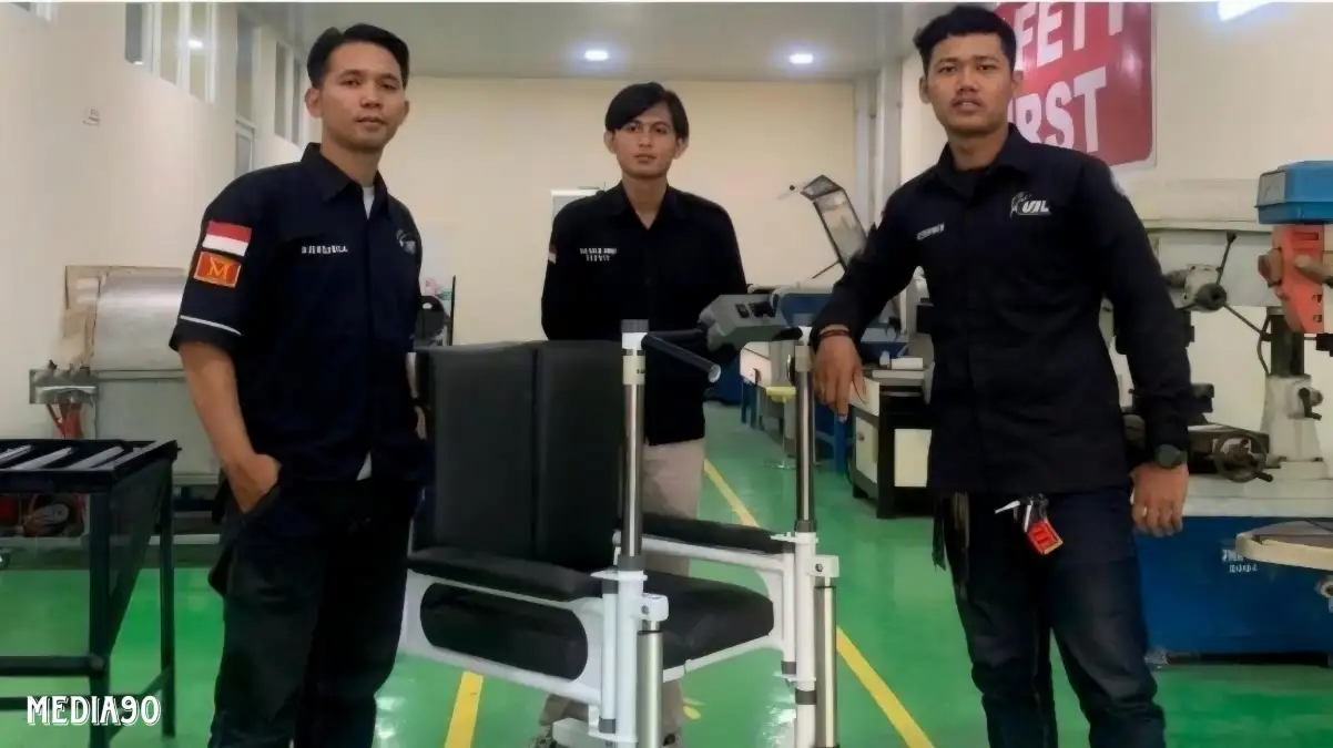 Kursi Roda Transfer Pasien Karya Mahasiswa Teknik Mesin UBL Lolos Final Lomba LNT-RBM Tingkat Nasional