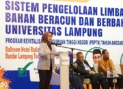 Unila Menargetkan Lokakarya sebagai Langkah Awal Membangun Tempat Pengelolaan Limbah B3 Terbesar di Sumatera
