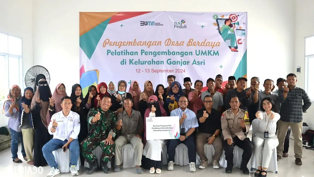 Lewat Program Desa Berdaya, PLN Lampung Bantu Ganjar Asri Metro Jadi Sentra UMKM Keripik Singkong