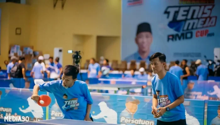 Calon Gubernur Mirza Ajak Lampung Cetak Atlet Berprestasi Lewat Turnamen Tenis Meja RMD Cup 2024