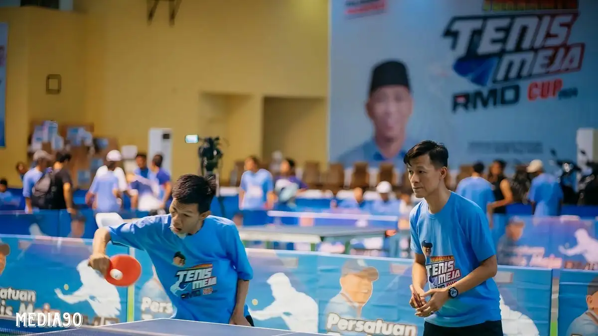 Lewat Turnamen Tenis Meja RMD Cup 2024, Calon Gubernur Mirza Ingin Lampung Bisa Cetak Atlet Berprestasi