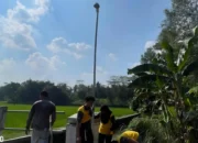 Mahasiswa KKN Unila Ciptakan Lampu Jalan Tenaga Surya di Desa Tanjung Wangi, Lampung Timur