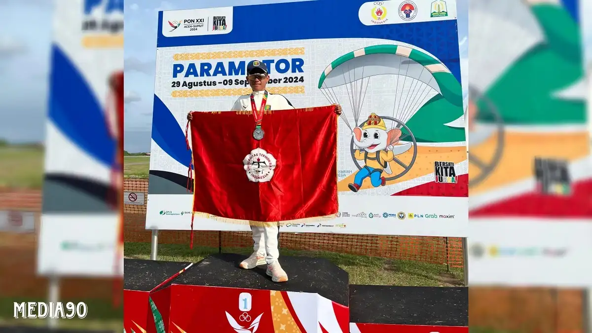 Mahasiswa Universitas Teknokrat Indonesia Raih Medali Perak di Cabor Paramotor PON ke-21 2024