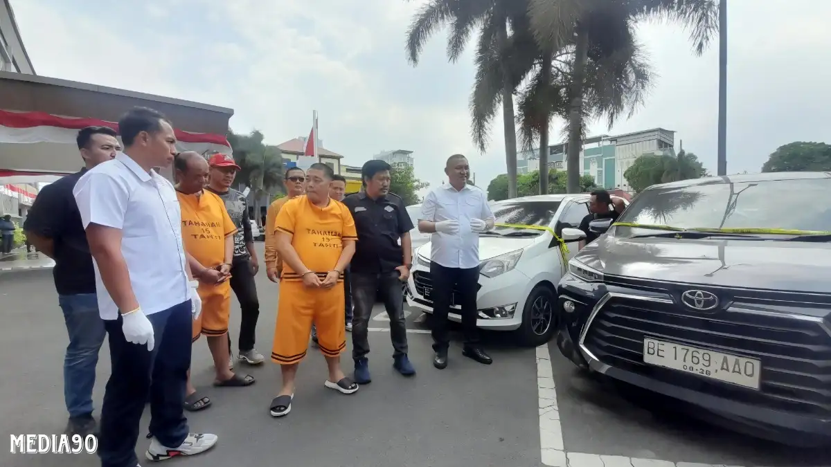 Modus Rental, Dua Pria di Bandar Lampung ini Gelapkan 19 Mobil Milik Pengusaha Rental