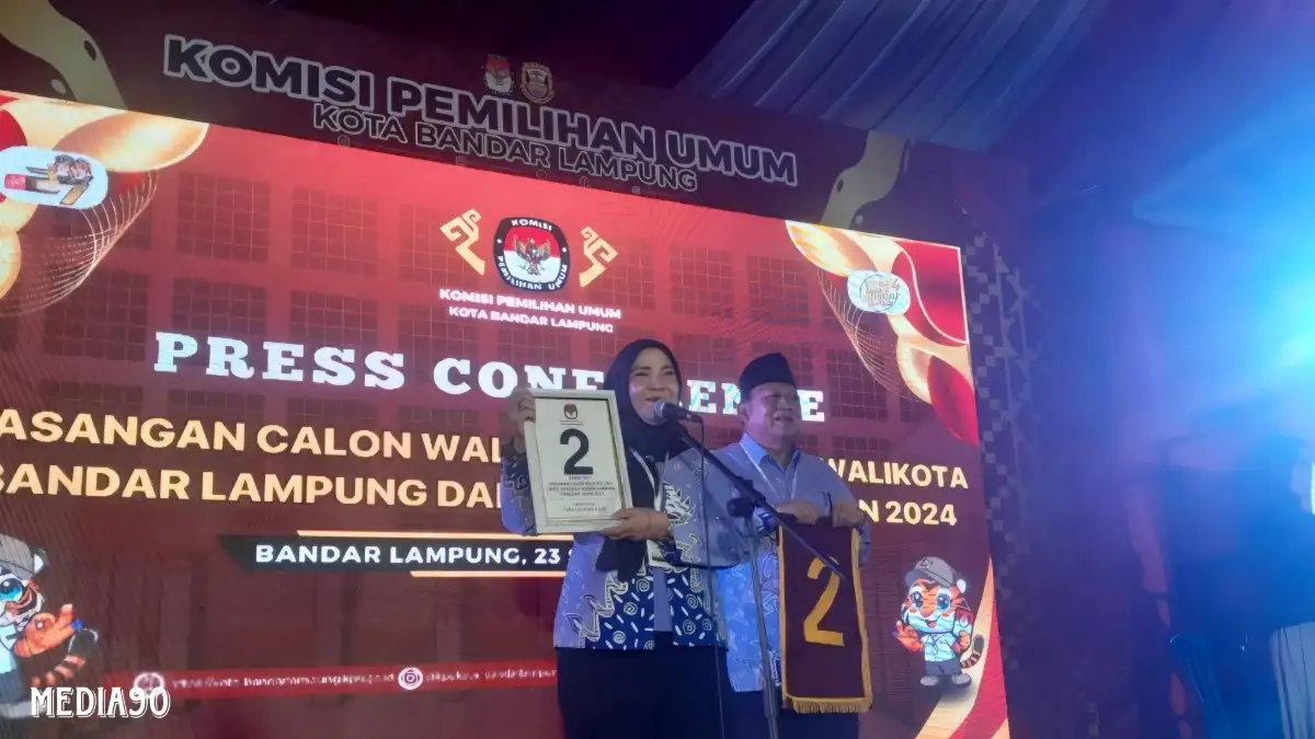 Nomor Urut di Pilkada 2024 Dianggap Tanda Dua Periode, Petahana Calon Wali Kota Bandar Lampung Eva Targetkan Menang Telak