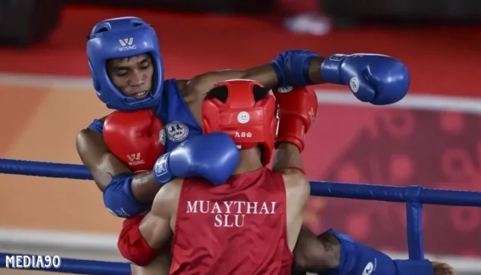 Petarung Muaythai Lampung Berhasil Mengalahkan Juara Emas PON Papua di PON Aceh – Sumut