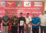 Arinal-Sutono Dapat Dukungan dari Partai Gelora, Garuda, PBB, Perindo, dan Hanura untuk Pilgub Lampung 2024