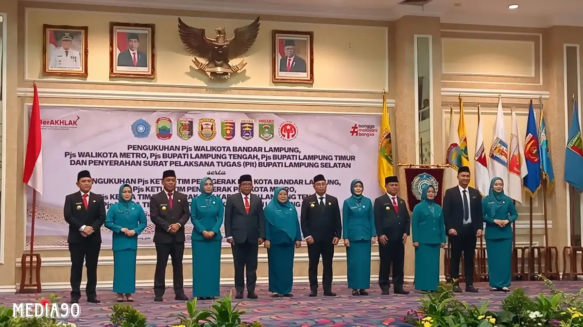 Pejabatnya Cuti Kampanye, Pj Gubernur Lampung Lantik Lima Nama ini Jadi Plt dan Pjs Kepala Daerah