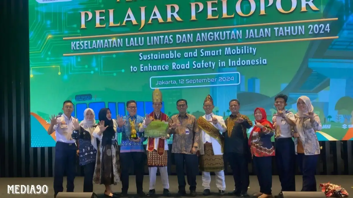 Pelajar SMK Muhammadiyah 3 Metro Raih Juara Umum Lomba Pelopor Keselamatan Lalu Lintas Tingkat Nasional