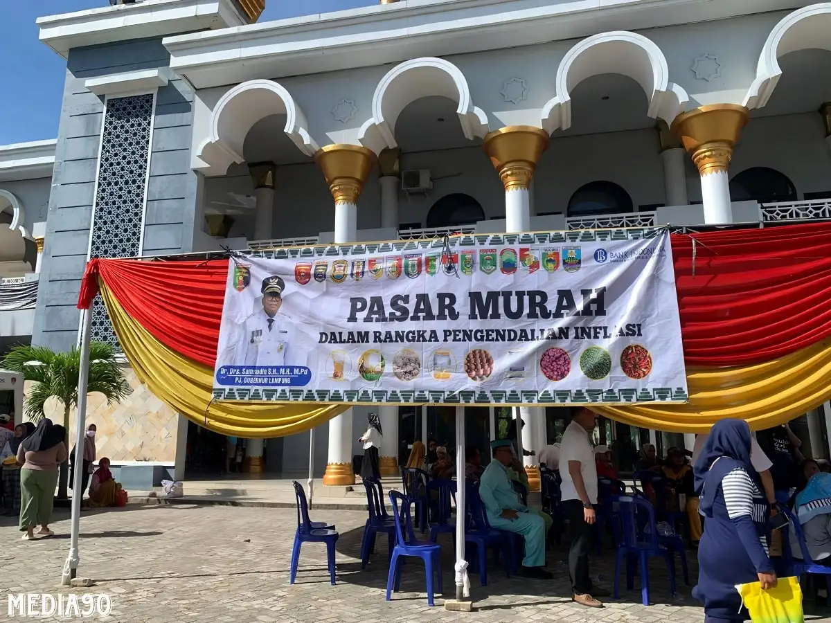 Pemkab Pesawaran Dorong Upaya Pengendalian Inflasi Lewat Operasi Pasar Murah