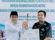 Pemkot Metro Pionir di Lampung: Energi Listrik 100% dari REC PLN