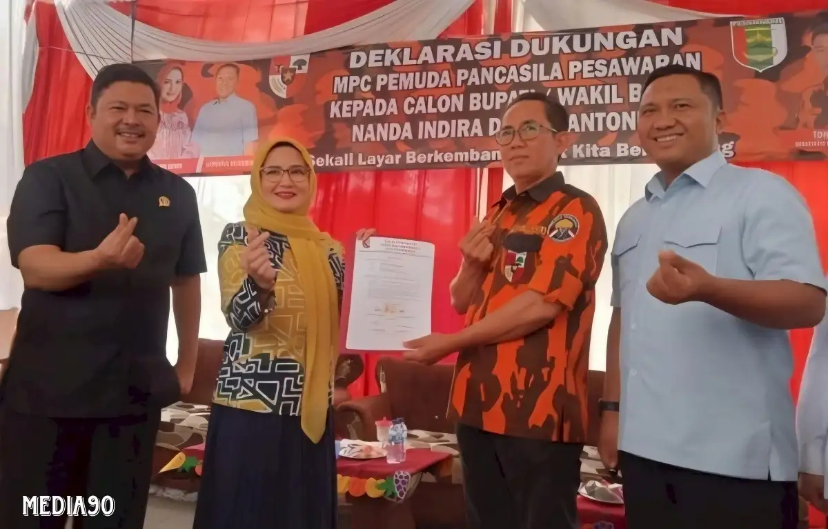 Pemuda Pancasila Pesawaran Deklarasikan Dukung Paslon Nanda - Antonius di Pilkada Pesawaran 2024