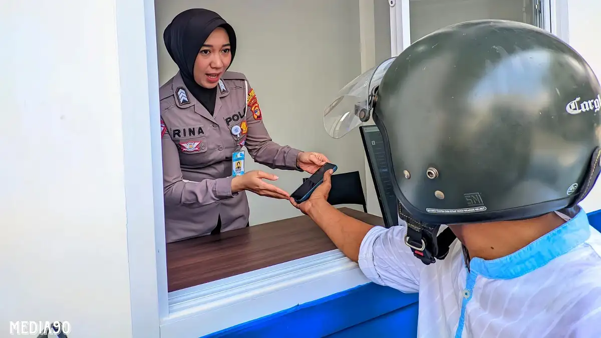 Pemudah Urus SIM dan Tilang Elektronik, Satlantas Polresta Bandar Lampung Hadirkan Layanan Drive Thru di Posko Adipura