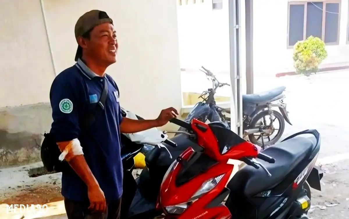 Pencatat Meteran PLN ini Bersyukur Motornya Diselamatkan Polisi di Lampung Tengah Meski Hadapi Tembakan